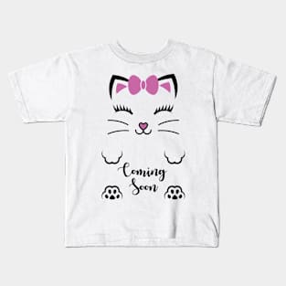 kitty coming soon Kids T-Shirt